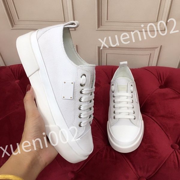 

luxury designer sneakers men and women casual shoes fashion white genuine leather flat sports skate shoes, Black