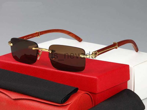 

sunglasses man carti glasses designer sunglasses women fashion frameless rectangle coating buffalo horn sunglass uv400 evidence eyeglass woo, White;black