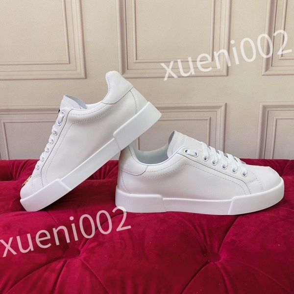 

new luxury designer sneakers men and womens casual shoes fashion white genuine leather flat sports skate shoe, Black
