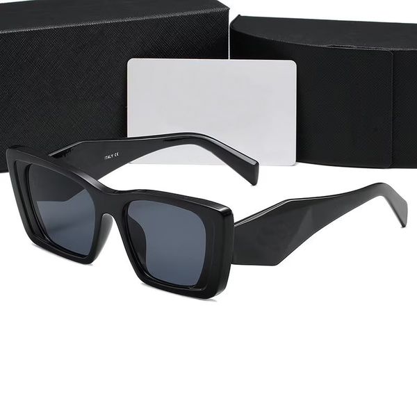 

designer sunglasses for men classic eyeglasses goggle outdoor beach sun glasses for man woman 6 color optional triangular signature fashion, White;black