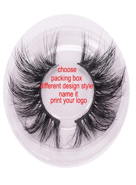 

60 design 3d mink hair nutural handcraft false eyelashes 1 pair in no logo hard plastic case factory compare quality sell2229505
