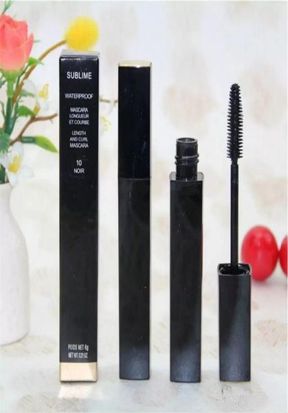 

sublime beauty waterproof mascara black 6g makeup length and curl longlasting mascara whole fast ship9311546