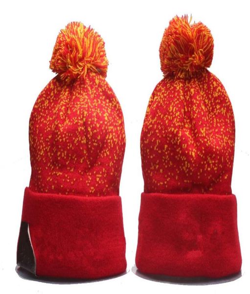 

snow sideline beanies winter flower teams beanie knitted hats sports baseball basketball caps women men pom1950468, Blue;gray