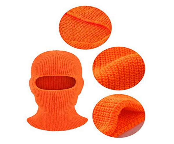 

fashion accessories ski mask whole knitted beanie face cover winter balaclava a hole full plain for outdoor sports hat bkoio544392996, Silver