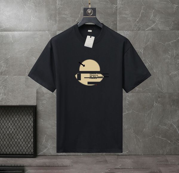 

2023 summer men's and women's fashion and leisure brand temperament joker soft cartoon letter printed t-shirt size xs-4xl#j083, White;black