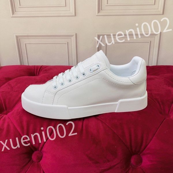 

2023 new luxury designer sneakers men and womens casual shoes fashion white genuine leather flat sports skate shoe, Black