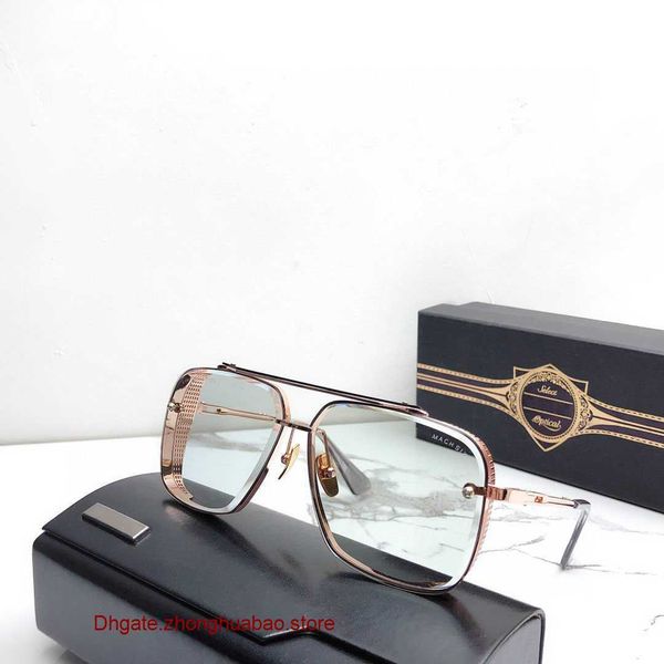 

dita original sunglasses for summer a dita mach six luxury brand designer men women uv new selling world famous fashio with gift box, White;black