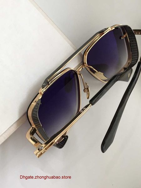 

original a dita mach six limited edition sunglasses mens designer classic retro womens sunglasses luxury brand eyeglass 385i, White;black