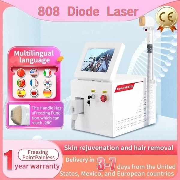 

2000w diode rf hair removal 808nm laser 755 808 1064nm painless permanent skin rejuvenation hair removal results 2023, Black