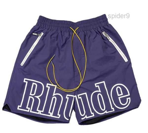 

shorts mens rhude designer short men summer quick drying breathable mesh drawstring beachwear loose sports shorts for men ggyr, White;black