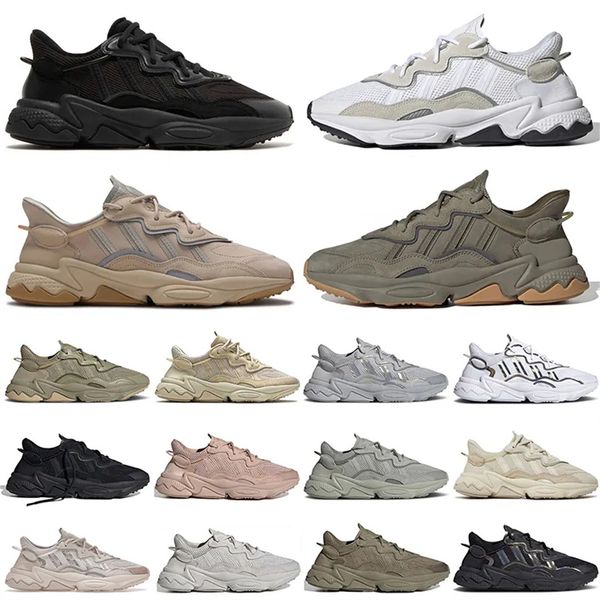 

new original shoe trace cargo leather mens women running shoes triple cloud white black iridescent pale nude platform designer trainers spor