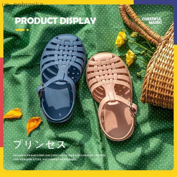 

summer boys casual roman slippers children sandals baby girls toddler soft nonslip princess shoes kids candy jelly beach shoes