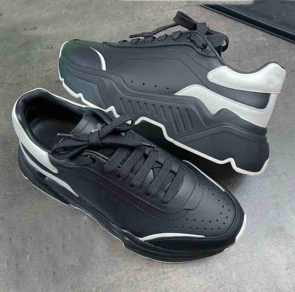 

new custom sneakers luxury designer low- dg-daymaster sneakers shoes men's light rubber nappa mesh leather casual outdoor sports tech f, Black