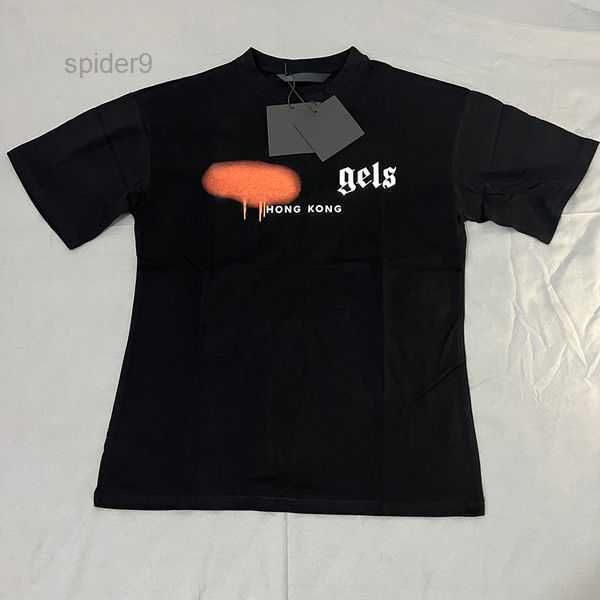 

designer of luxury t-shirt brand t shirt clothing spray letter short sleeve spring summer tide men and women tee new2022 1 j14h, White;black