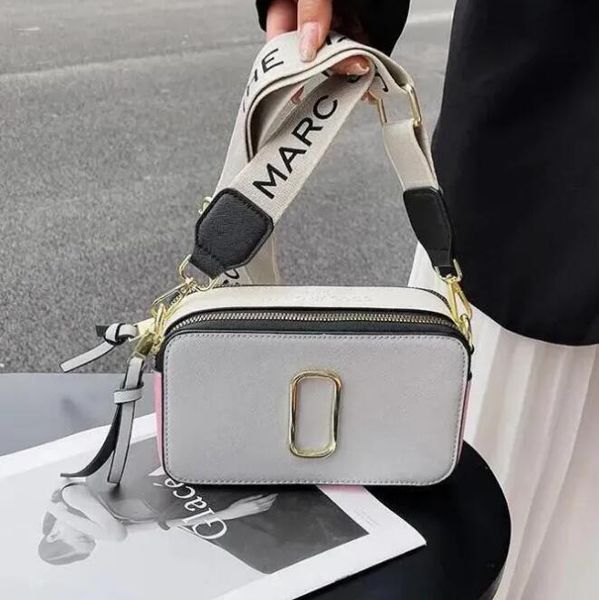 

designer women bags new 2023 contrast color small square bag trend letter single shoulder messenger bags wholesale 20-12-7cm m003
