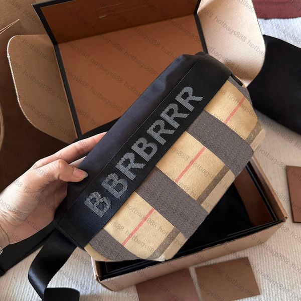 

men designer bumbag waist bag classic plaid waistpacks fanny pack women mens packs nylon men fannypack womens belt chest bags