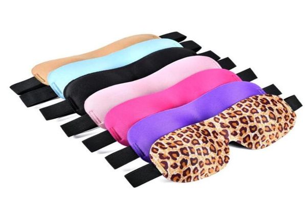 

3d sleep mask natural sleeping eye mask eye cover shade travel eyepatch 7 color for choose dhl 1145190