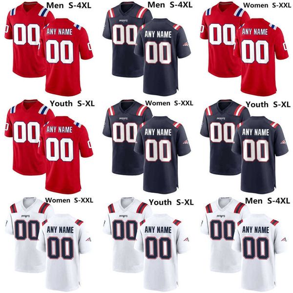 

custom jersey new england''patriots''men womens 12 tom brady 10 mac jones 11 julian edelman 4 bailey zappe 9 matthew jud, Black;red