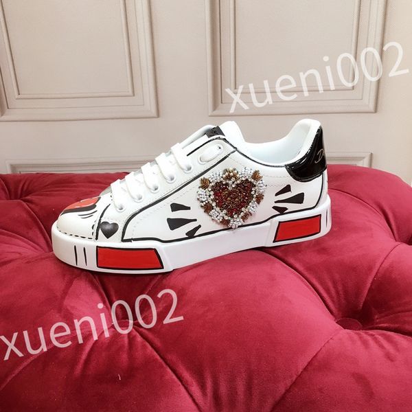 

designer men causal shoes fashion woman leather lace up platform sole sneakers white black mens womens