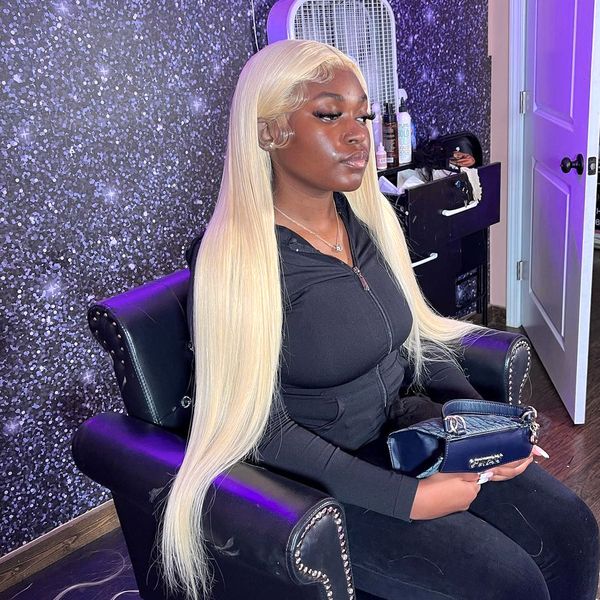

pretty diary blonde 613 hd 30 40 inch straight 13x4 lace front human hair wigs transparent 13x6 lace frontal wig for black women, Black;brown