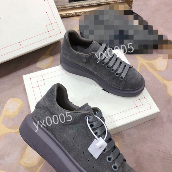 

new designer flat sneaker casual shoes leather white letter overlays fashion platform men womens low sneakers, Black