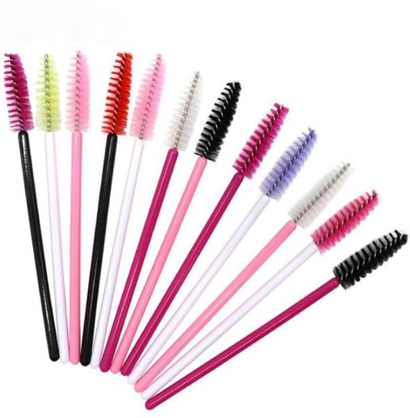 

50pcslot eyelash brushes makeup brushes disposable mascara wands applicator spoolers eye lashes cosmetic brush makeup tools4882555