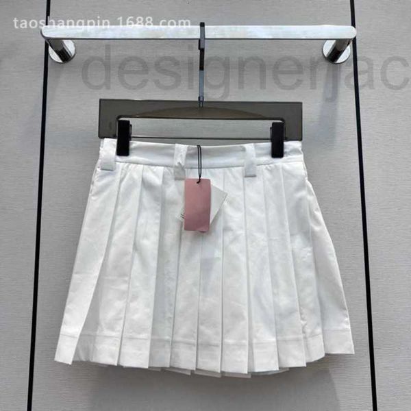 

skirts designer pleated half skirt college sweet girl jk solid color pressed a-line short summer boutique women's clothing d2wg, Black