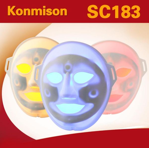 

led facial mask for skin rejuvenation led pon mask with 3 colors pigmentation correction face mask6406054