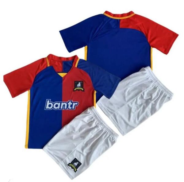 

2023 kent richmond kids kit soccer jerseys afc richmond tartt rojas home bule red football shirts short sleeve uniforms, Black