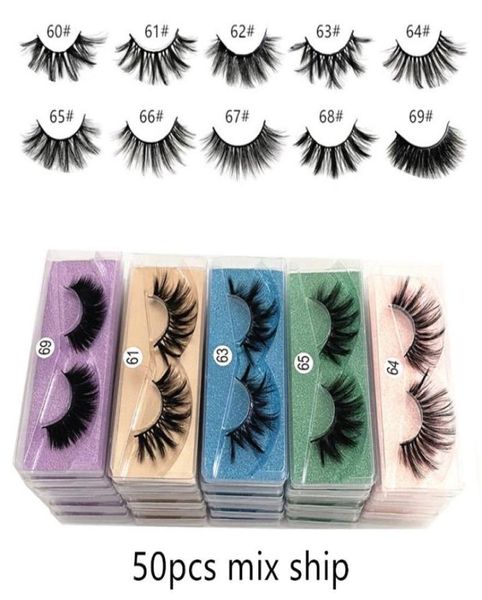 

new 20mm 3d mink eyelash 6069soft natural thick hair natural extension 3d eyelashes7578569