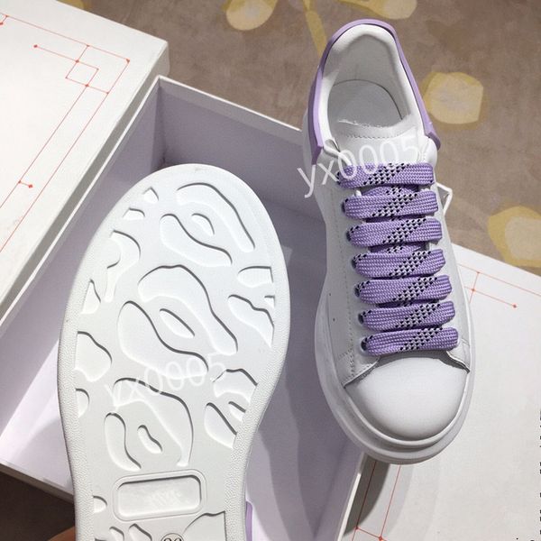 

designer flat sneaker casual shoes leather white letter overlays fashion platform mens sneakers, Black