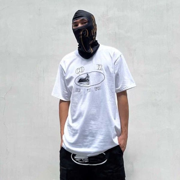 

men's tees & polos oversize short sleeved t shirt men women sweatshirt luxury trendy brand designer tshirt 3d printing round neck tee m, White;black