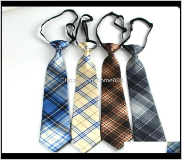 

neck ties fashion aessories drop delivery 2021 pretied boy slim narrow solid neckwear elastic toddle tie kids baby school childre6601697, Blue;purple