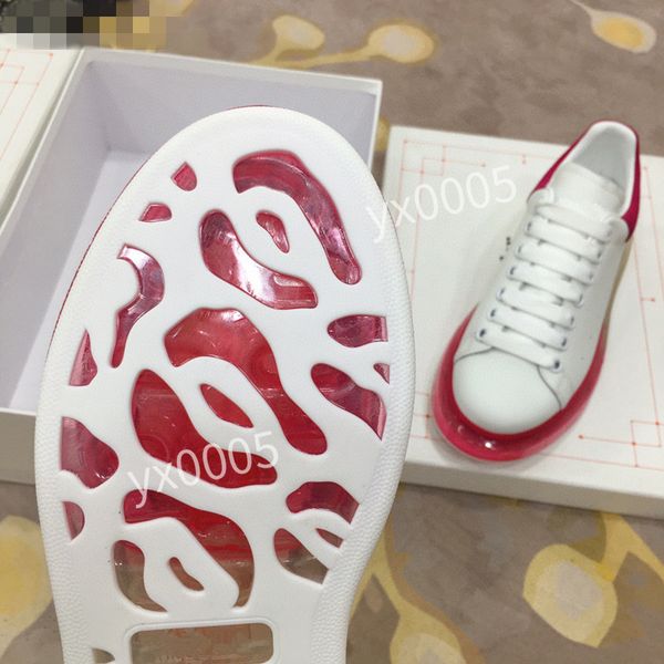 

2023r flat sneaker casual shoes leather white letter overlays fashion platform womens mens sneakers, Black