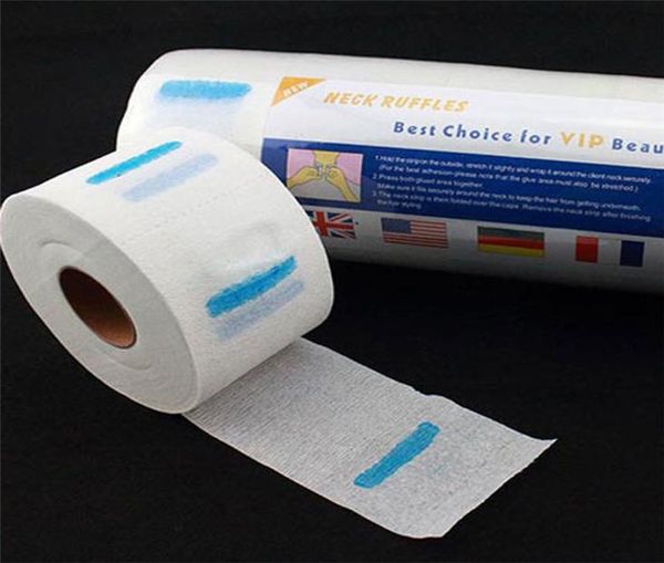 

500pcs disposable neck paper strips barber salon hairdressing discount beauty 40392434115, Brown