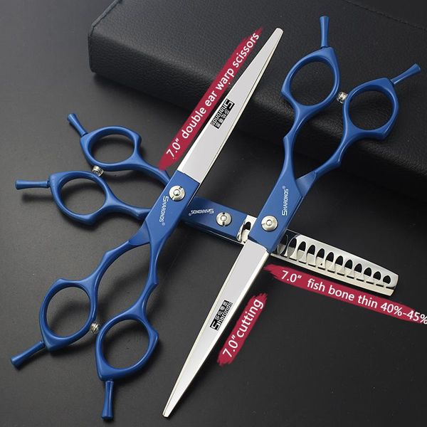 

salon japan 440 6.5/7 inch professional hairdressing scissors color hairdressing scissors hair salon set upturned shears