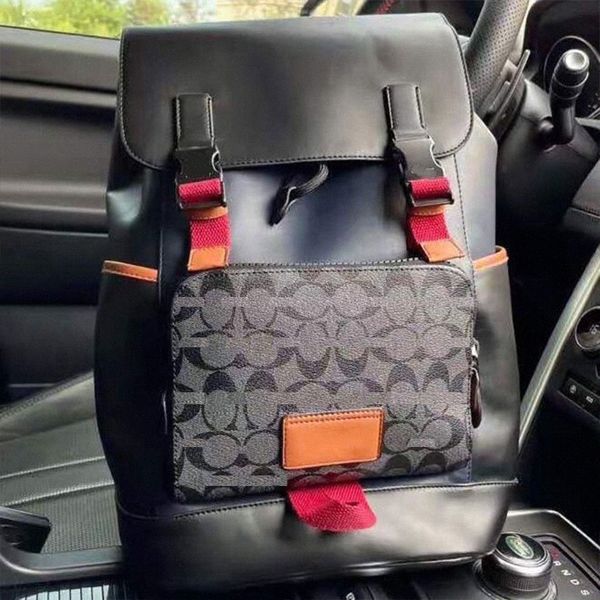 

designer mens backpack vintage lapbackpack large capacity travelling school bag genuine leather womens backpack suit for 15 inch lapc89h#