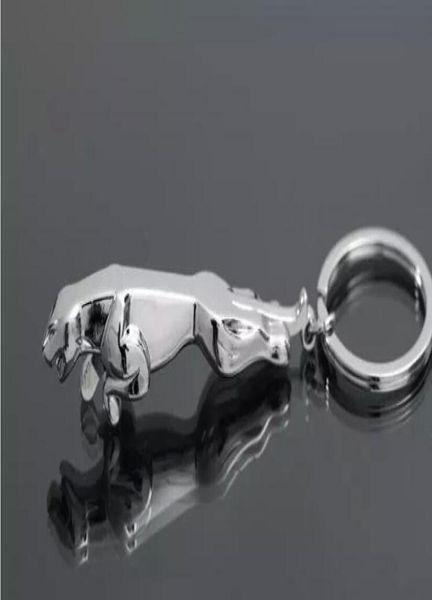 

new jaguar key ring chain new 3d keychains alloy animal keychain1632345, Silver