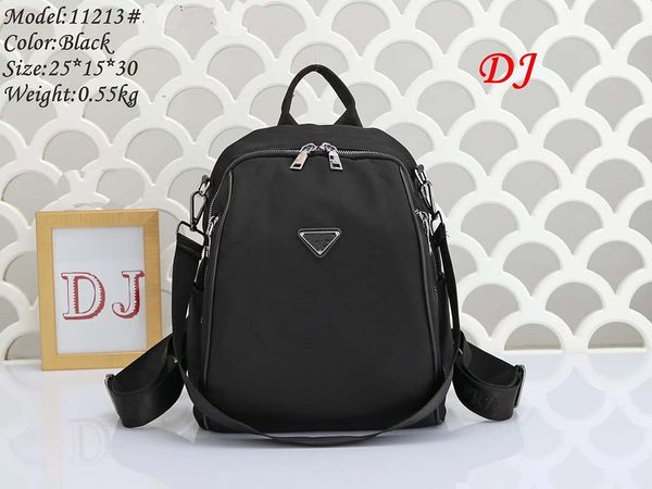 

triangle logo bag black nylon canvas anti theft backpack womens designer luxury messenger bag designer crossbody bag back pack a bag shoulde
