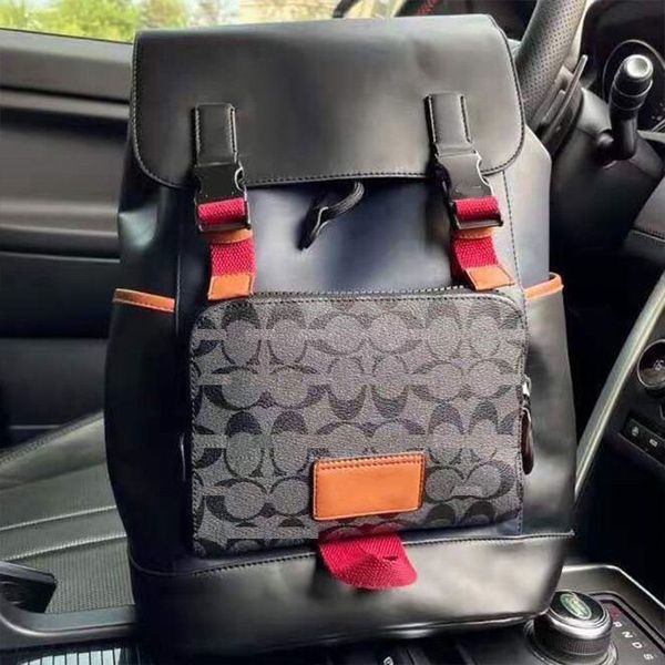 

designer mens backpack vintage lapbackpack large capacity travelling school bag genuine leather womens backpack suit for 15 inch laptop