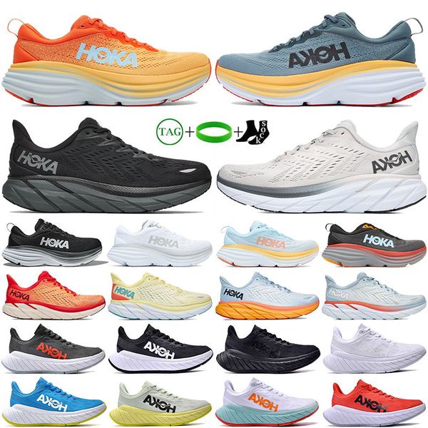 

hoka running shoes men women hokas one carbon x 2 clifton bondi 8 sports sneakers designer mens trainers comfort sneaker womens outdoor walk