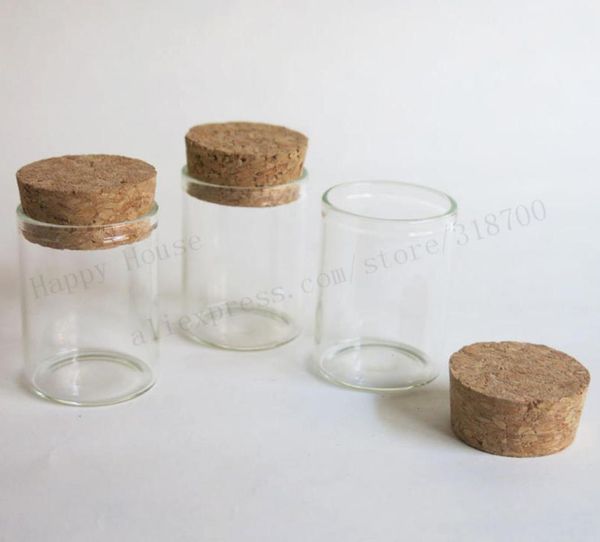 

100pcslot 15ml glass tube with wood cork 15cc glass sample vials glass jar3001323