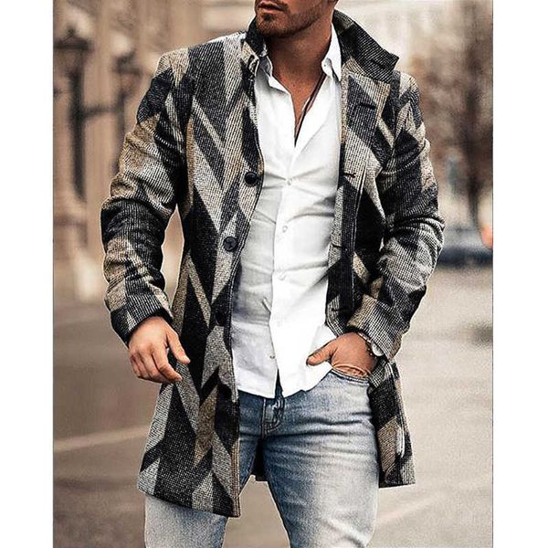 

coats new men's men's winter long coat men's autumn coats iqci, Black