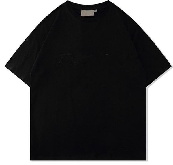 

2023 summer streetwear mens tshirt essent mens designer oversized vintage t shirt polos man fashion sublimation oversize icon white tee loos, White;black