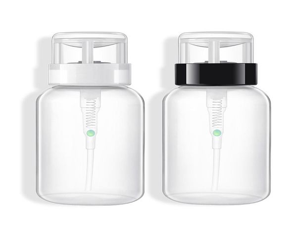 

1pcs 200ml empty plastic nail polish remover alcohol liquid press pumping dispenser bottle nail art uv gel cleaner 126cm3973941