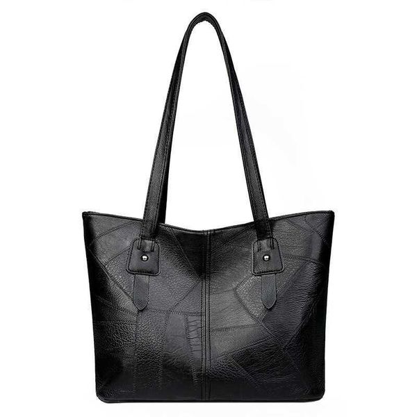 

fashion large capacity tote bag luxury handbags women bags designer leather shoulder messenger bags for women 1gd8 5nfp, Black