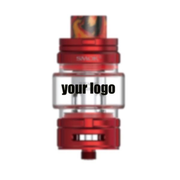 

331332cn security accessories logo vape atomizer drip tips crown 4 glass tube tank