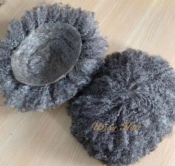 

1b50 hair toupee for men pu base thin skin 810 indian hair style natural hairline invisible custom toupee for black men4692457