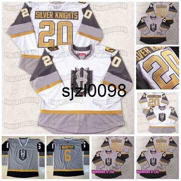 

sj98 womens henderson silver ahl 2021 inaugural season dylan ferguso oscar danskn logan thompson dylan coghlan corcoran hayes jersey, Black