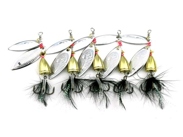 

metal spinnerbaits deep diving fishing jigs bait 78cm 11g laser spinner vib blades fishing lure3211883